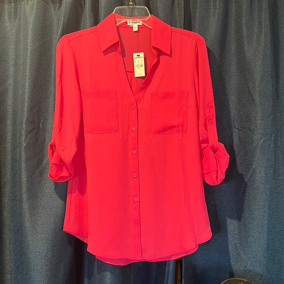 Womens button up blouse new with tags from express - Picture 1 of 2